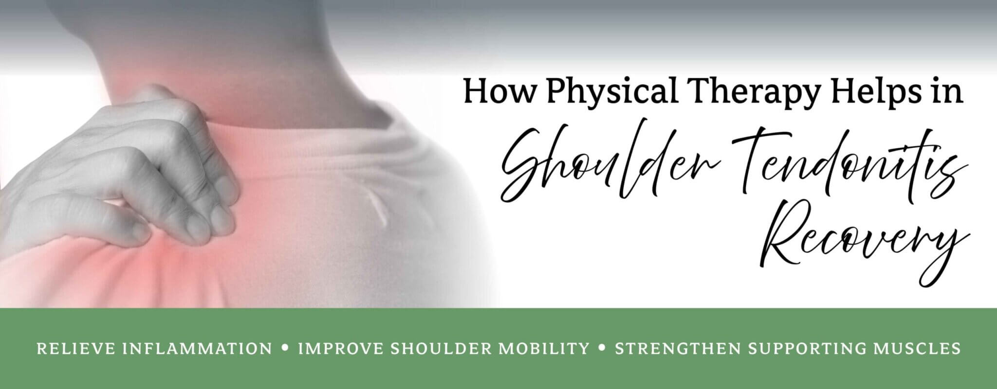 How Physical Therapy Helps in Shoulder Tendonitis Recovery Apex